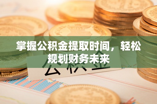 黑河掌握公积金提取时间，轻松规划财务未来