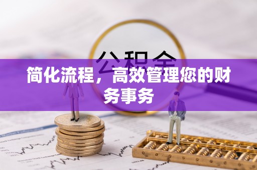 黑河简化流程，高效管理您的财务事务